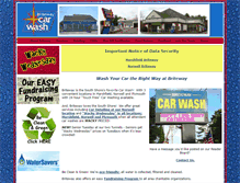 Tablet Screenshot of britewaycarwash.com